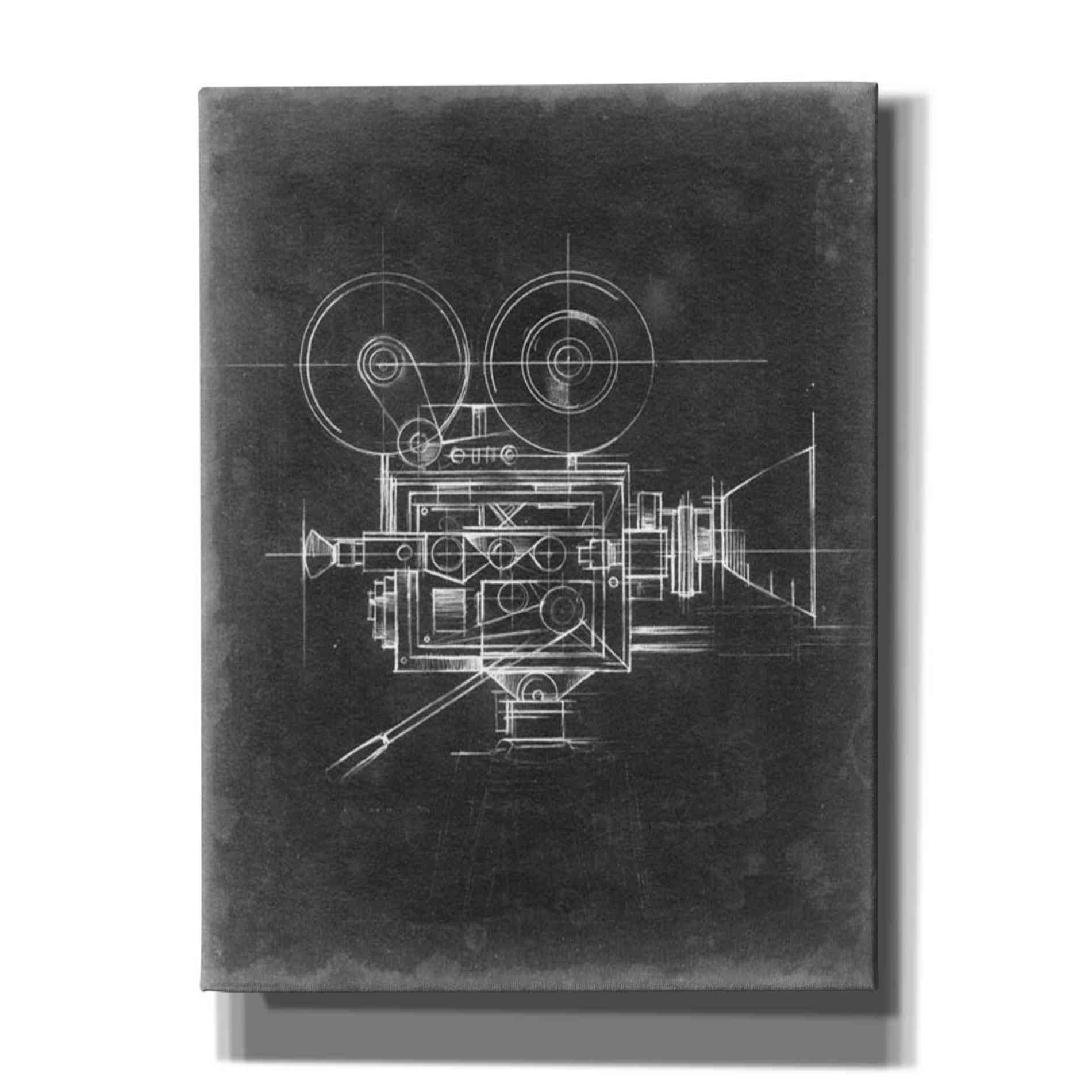 'Camera Blueprints II' by Ethan Harper Canvas Wall Art,Size C Portrait