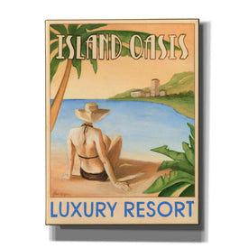 'Island Oasis' by Ethan Harper Canvas Wall Art,Size B Portrait