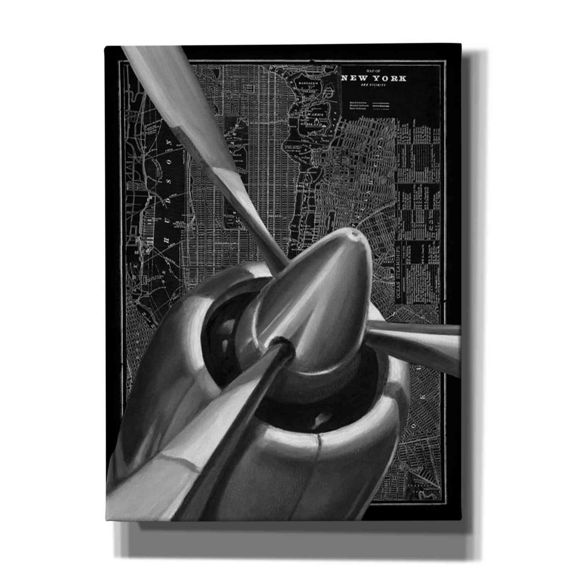 'Vintage Plane I' by Ethan Harper Canvas Wall Art,Size B Portrait