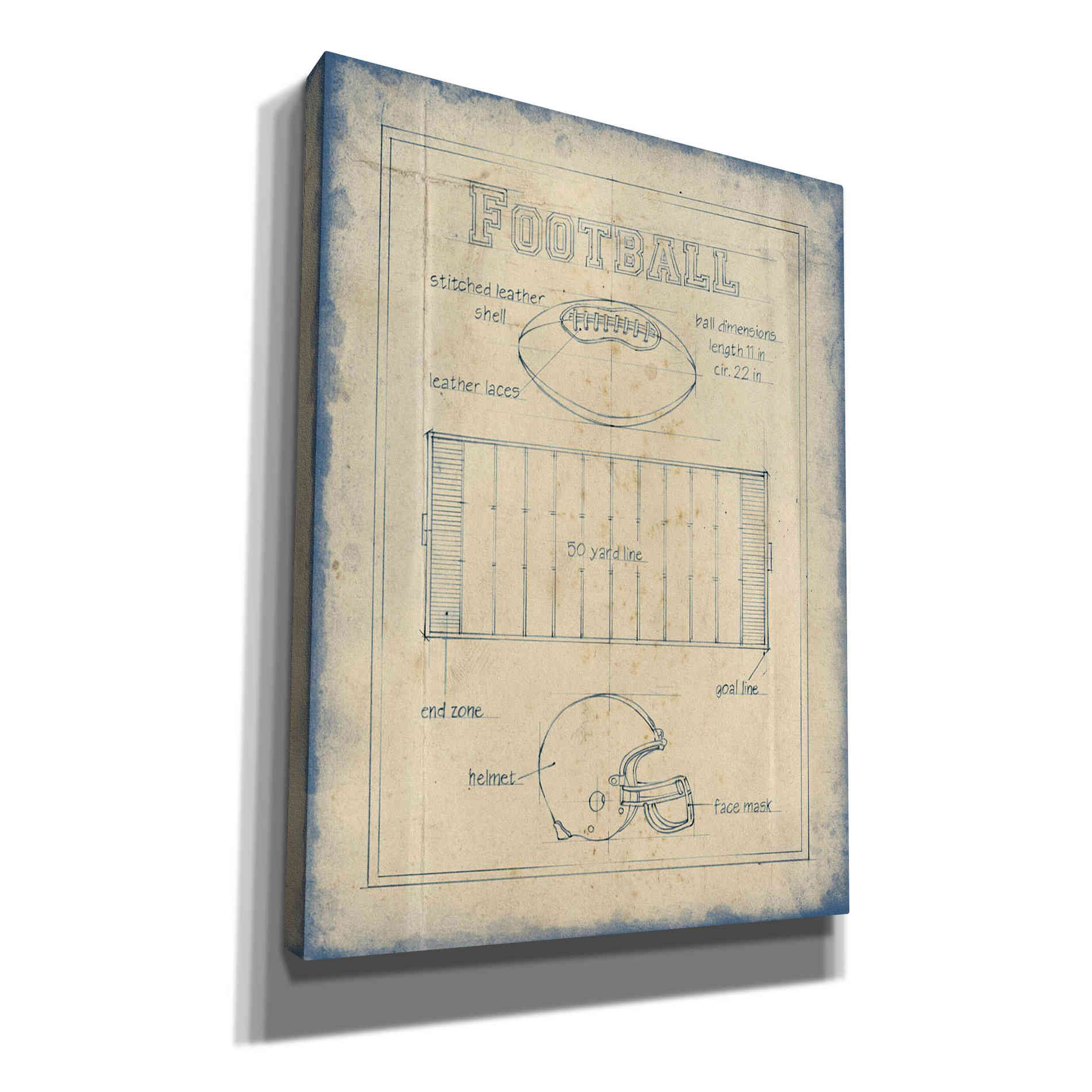 'All About the Game II' by Ethan Harper Canvas Wall Art,Size C Portrait
