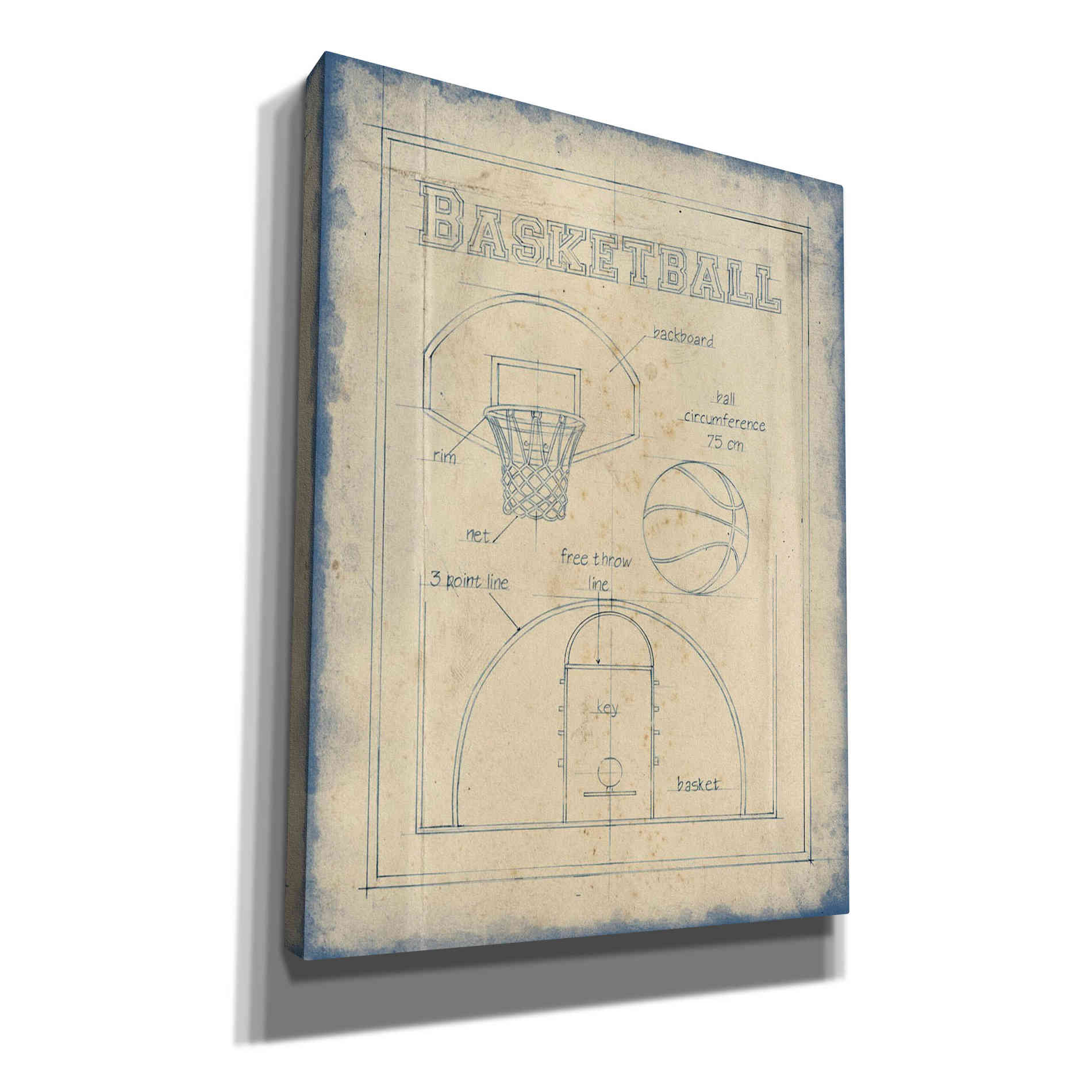 'All About the Game III' by Ethan Harper Canvas Wall Art,Size C Portrait