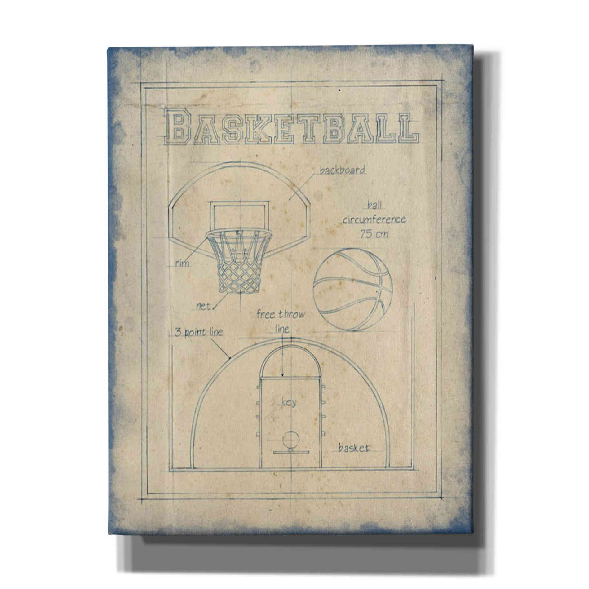 'All About the Game III' by Ethan Harper Canvas Wall Art,Size C Portrait