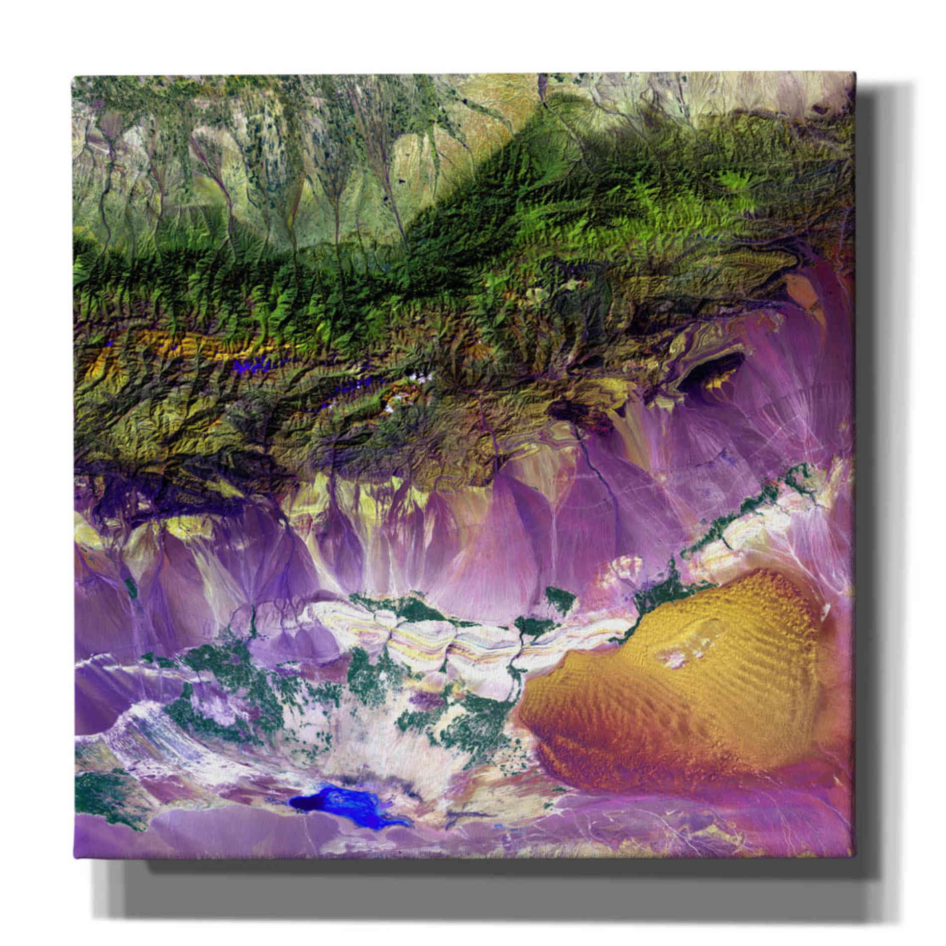 'Earth As Art: Bogda Mountains' Canvas Wall Art