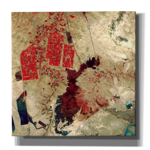 Image of 'Earth As Art: Sloppy Paint Job' Canvas Wall Art