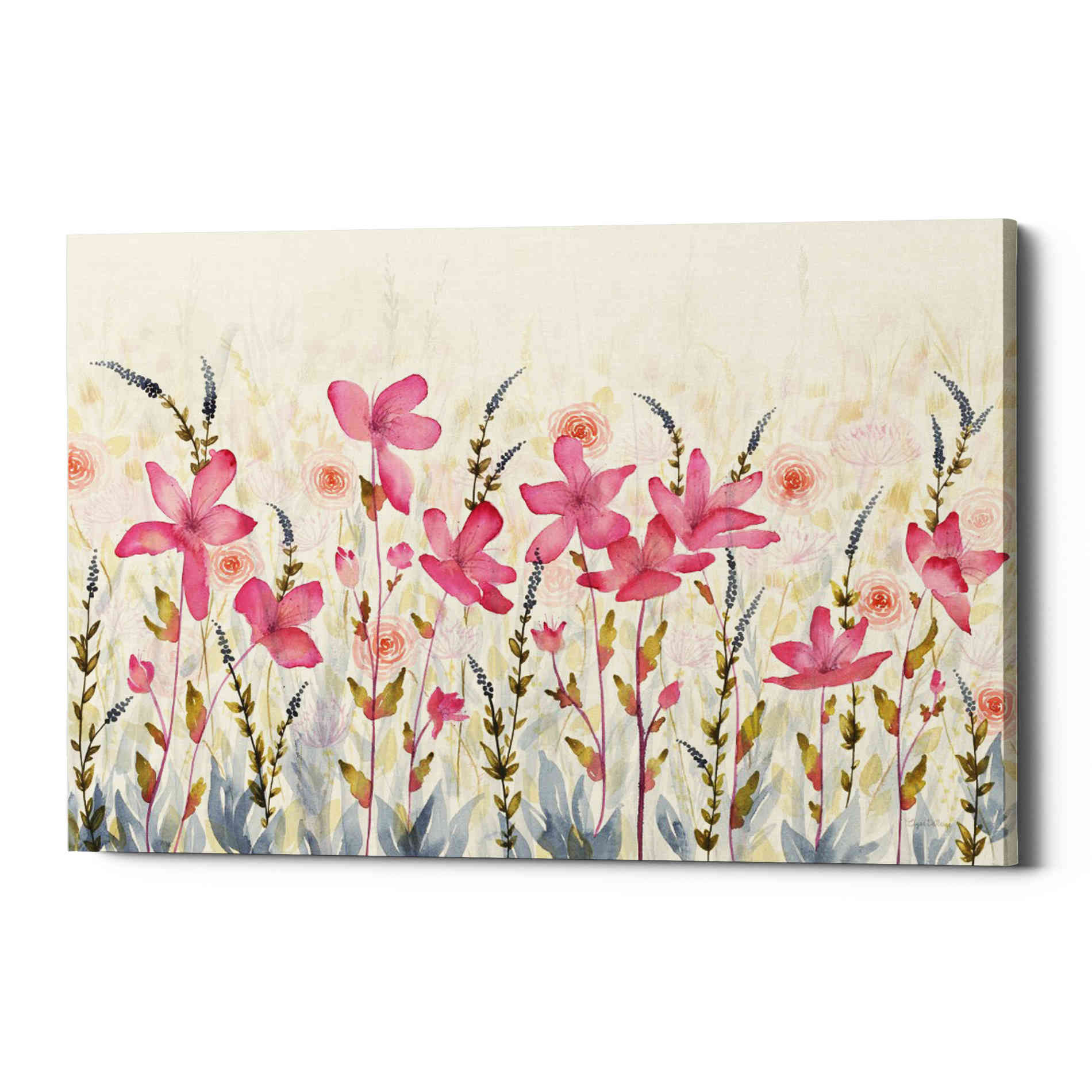 'Watercolor Garden' by Elyse DeNeige, Canvas Wall Art