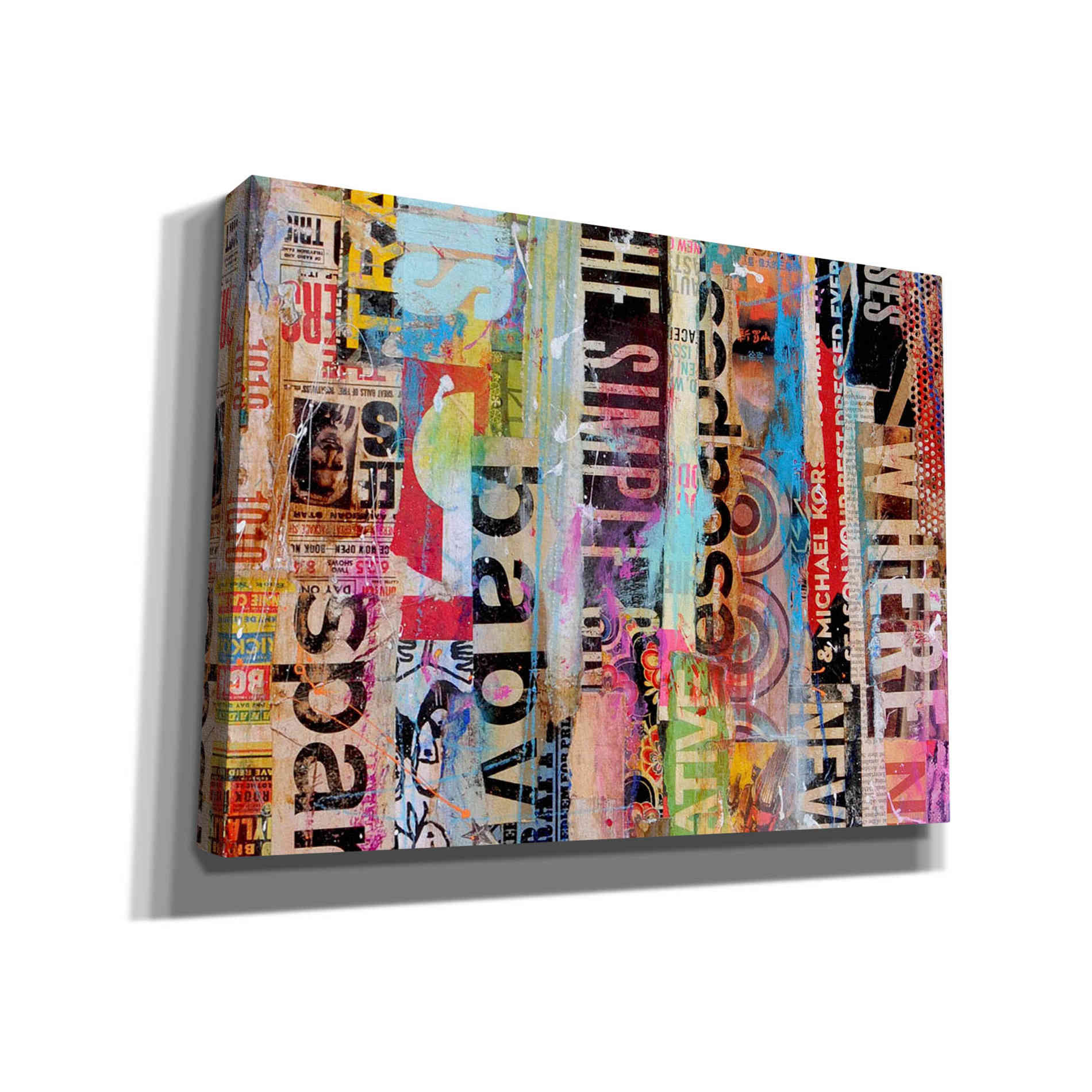 'Metro Mix 21 II' by Erin Ashley Canvas Wall Art
