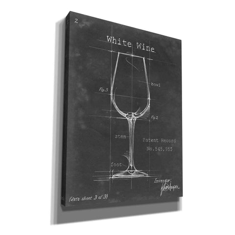 Image of 'Barware Blueprint IV' by Ethan Harper Canvas Wall Art,Size C Portrait