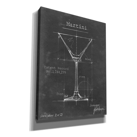 Image of 'Barware Blueprint V' by Ethan Harper Canvas Wall Art,Size C Portrait