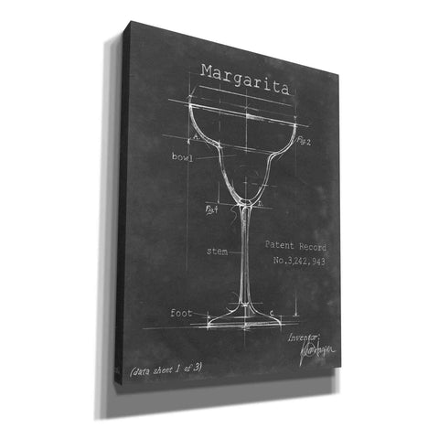 Image of 'Barware Blueprint VI' by Ethan Harper Canvas Wall Art,Size C Portrait