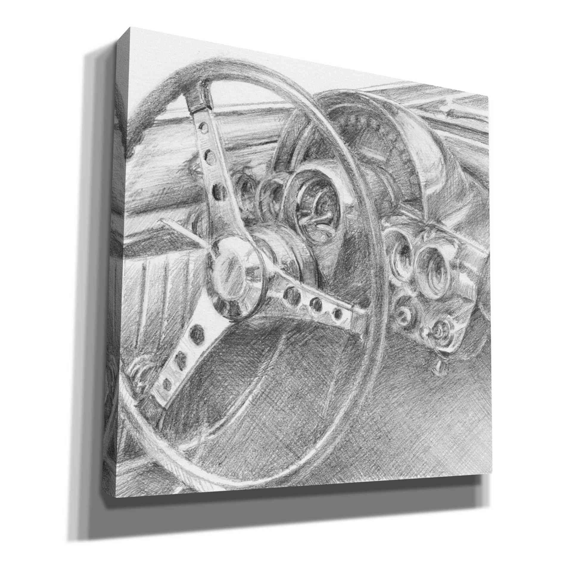 'Behind the Wheel II' by Ethan Harper Canvas Wall Art,Size 1 Square