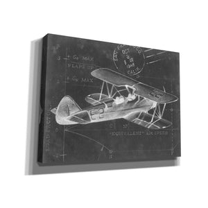 'Flight Schematic I' by Ethan Harper Canvas Wall Art,Size B Landscape