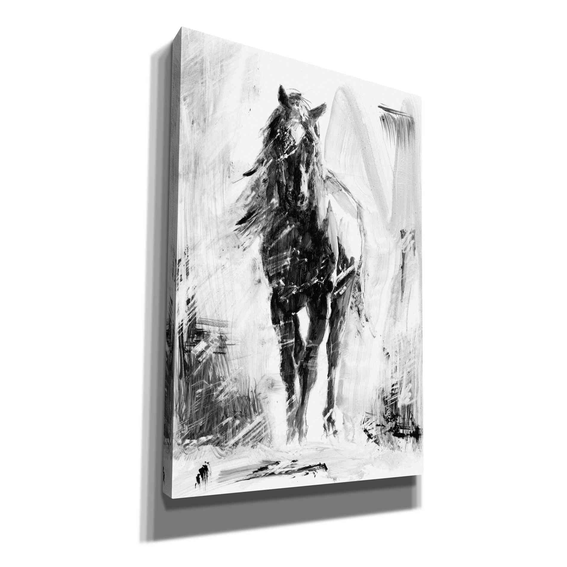 'Rustic Stallion II' by Ethan Harper Canvas Wall Art,Size B Portrait
