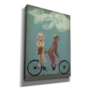 'Poodle Tandem,' by Fab Funky, Giclee Canvas Wall Art