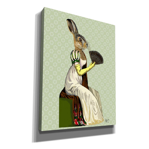 Image of 'Miss Hare' by Fab Funky, Giclee Canvas Wall Art