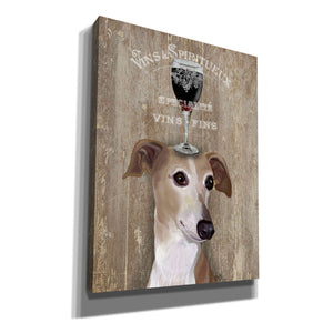 'Dog Au Vin Greyhound' by Fab Funky, Giclee Canvas Wall Art