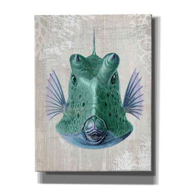 'Cowfish' by Fab Funky Giclee Canvas Wall Art