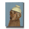 'Golden Retriever and Spaghetti' by Fab Funky Giclee Canvas Wall Art
