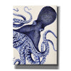 'Landscape Blue Octopus' by Fab Funky Giclee Canvas Wall Art
