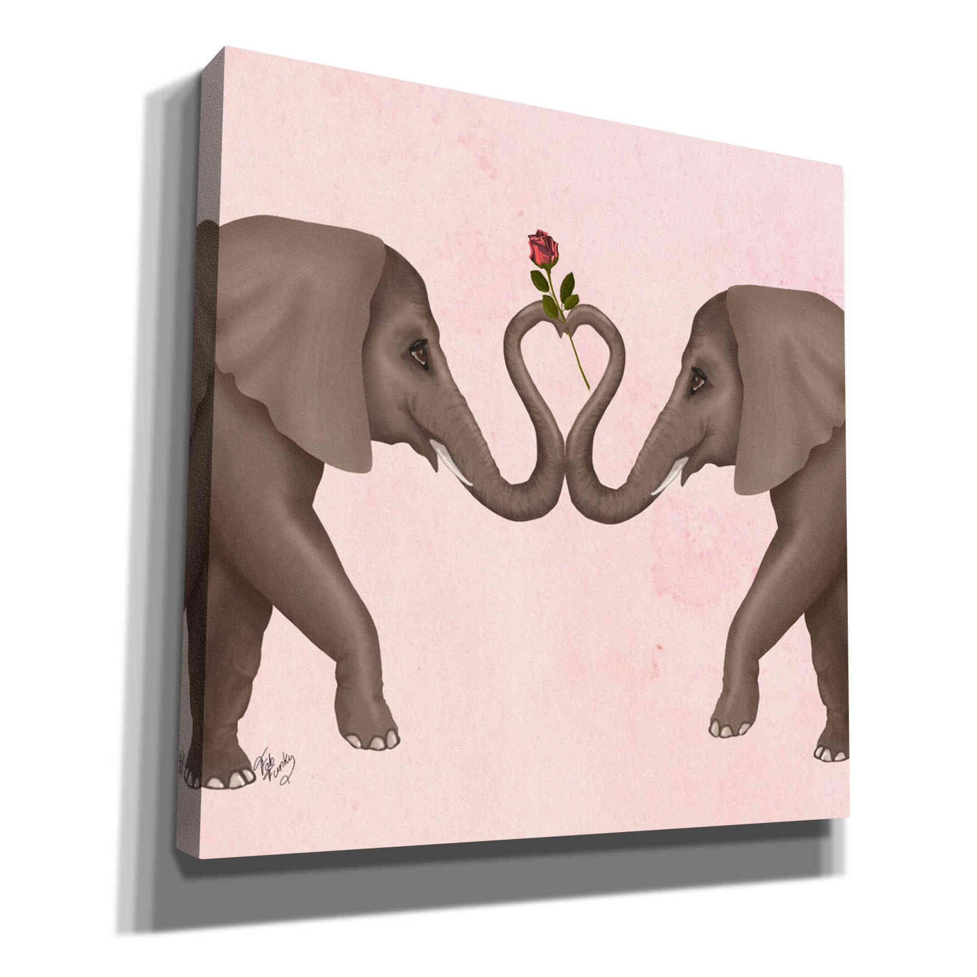 'Love is in the Air Collection C' by Fab Funky Giclee Canvas Wall Art