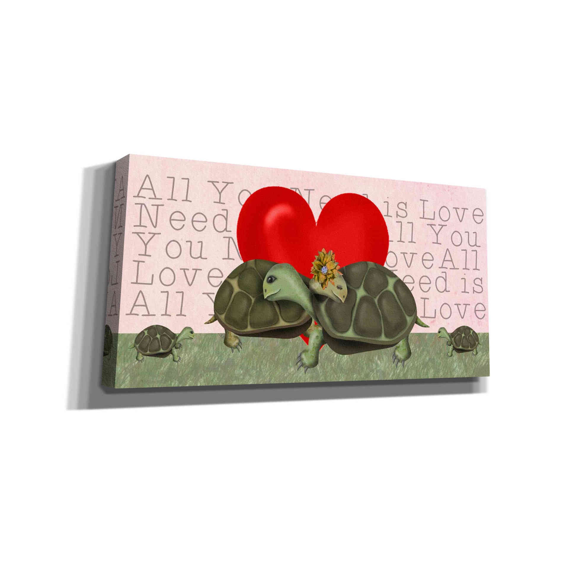 'Love is in the Air Collection H' by Fab Funky Giclee Canvas Wall Art