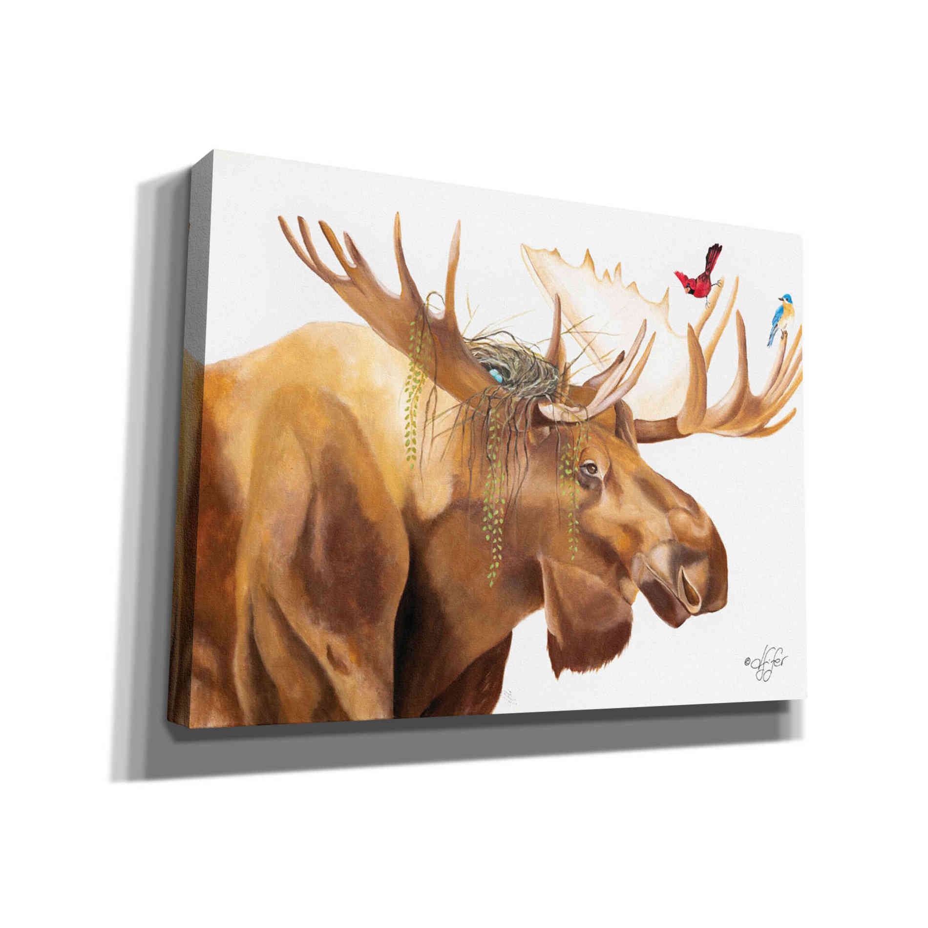 'Freeloaders' by Diane Fifer, Giclee Canvas Wall Art
