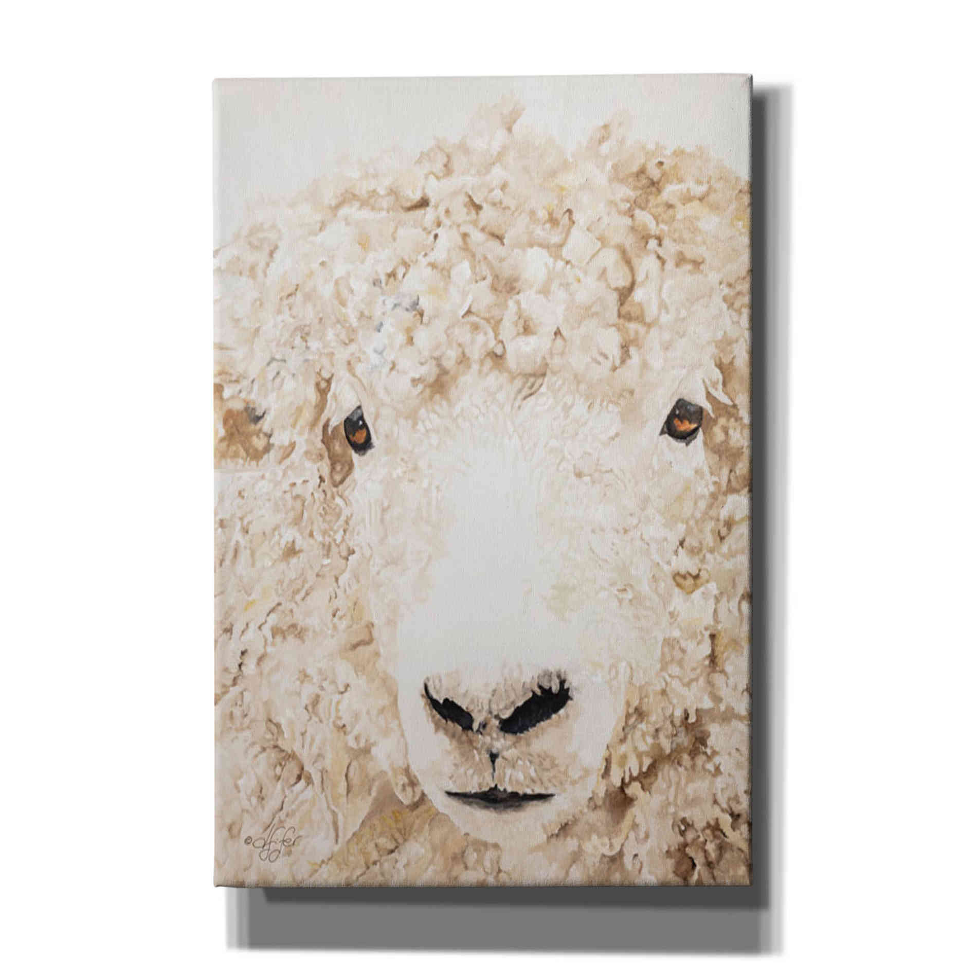 'Woolly' by Diane Fifer, Giclee Canvas Wall Art