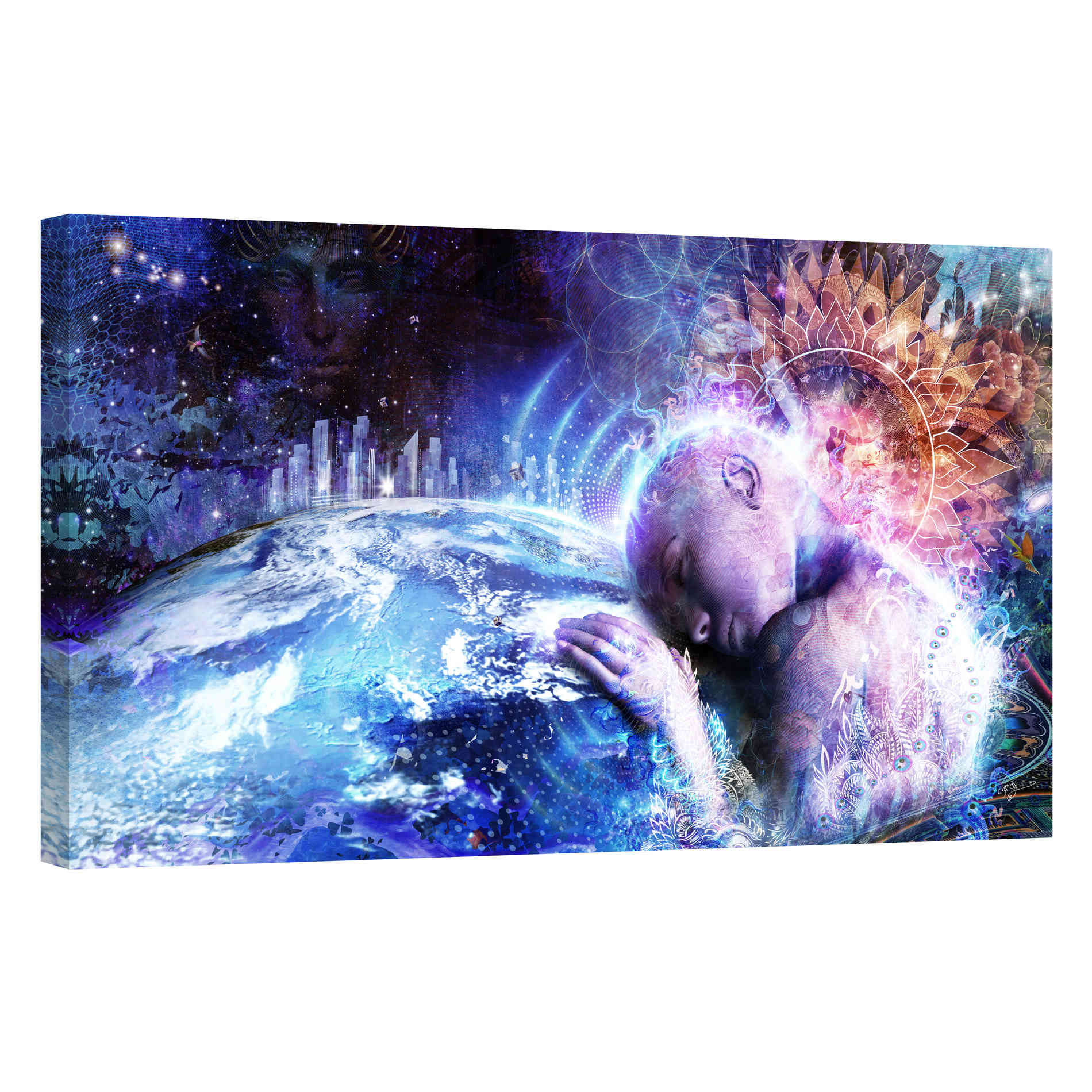'A Prayer For The Earth' by Cameron Gray, Canvas Wall Art