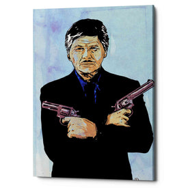 'Charles Bronson' by Giuseppe Cristiano, Canvas Wall Art