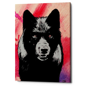 'Wolf' by Giuseppe Cristiano, Canvas Wall Art