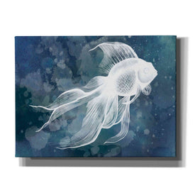 'Indigo Fish II' by Grace Popp Canvas Wall Art