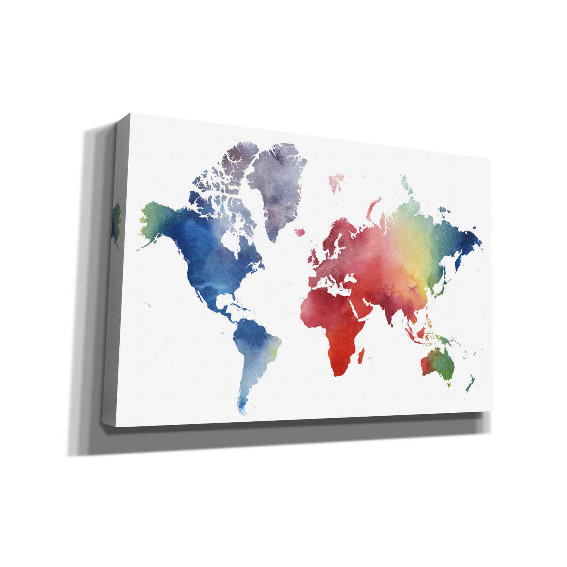 'Rainbow World' by Grace Popp Canvas Wall Art