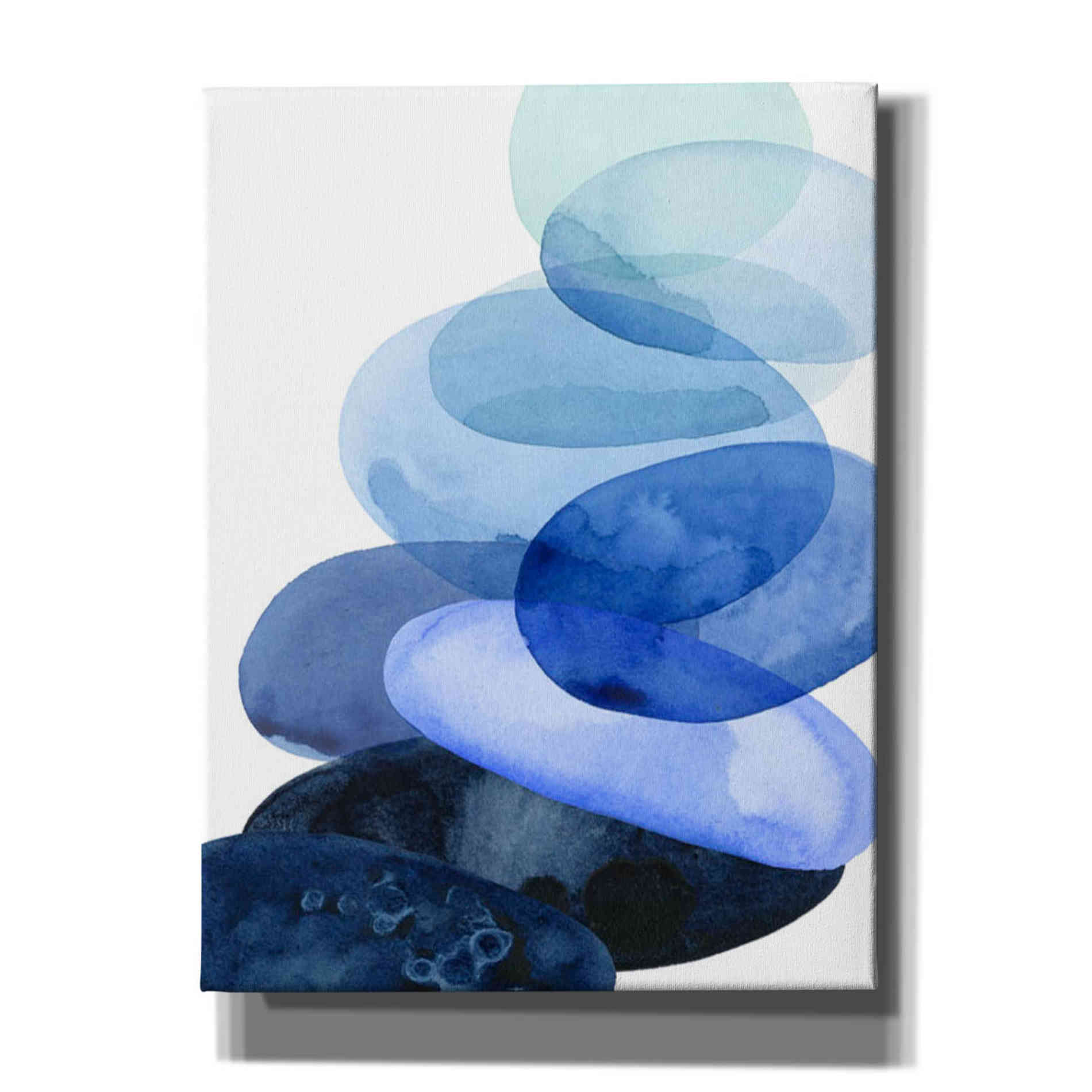 'River Worn Pebbles I' by Grace Popp Canvas Wall Art