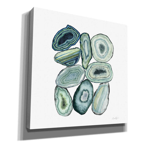 Image of 'Stacked Agate II' by Grace Popp Canvas Wall Art