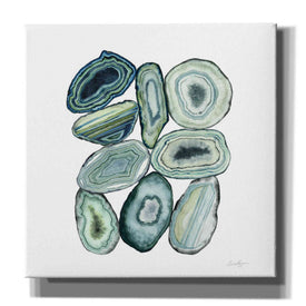 'Stacked Agate II' by Grace Popp Canvas Wall Art