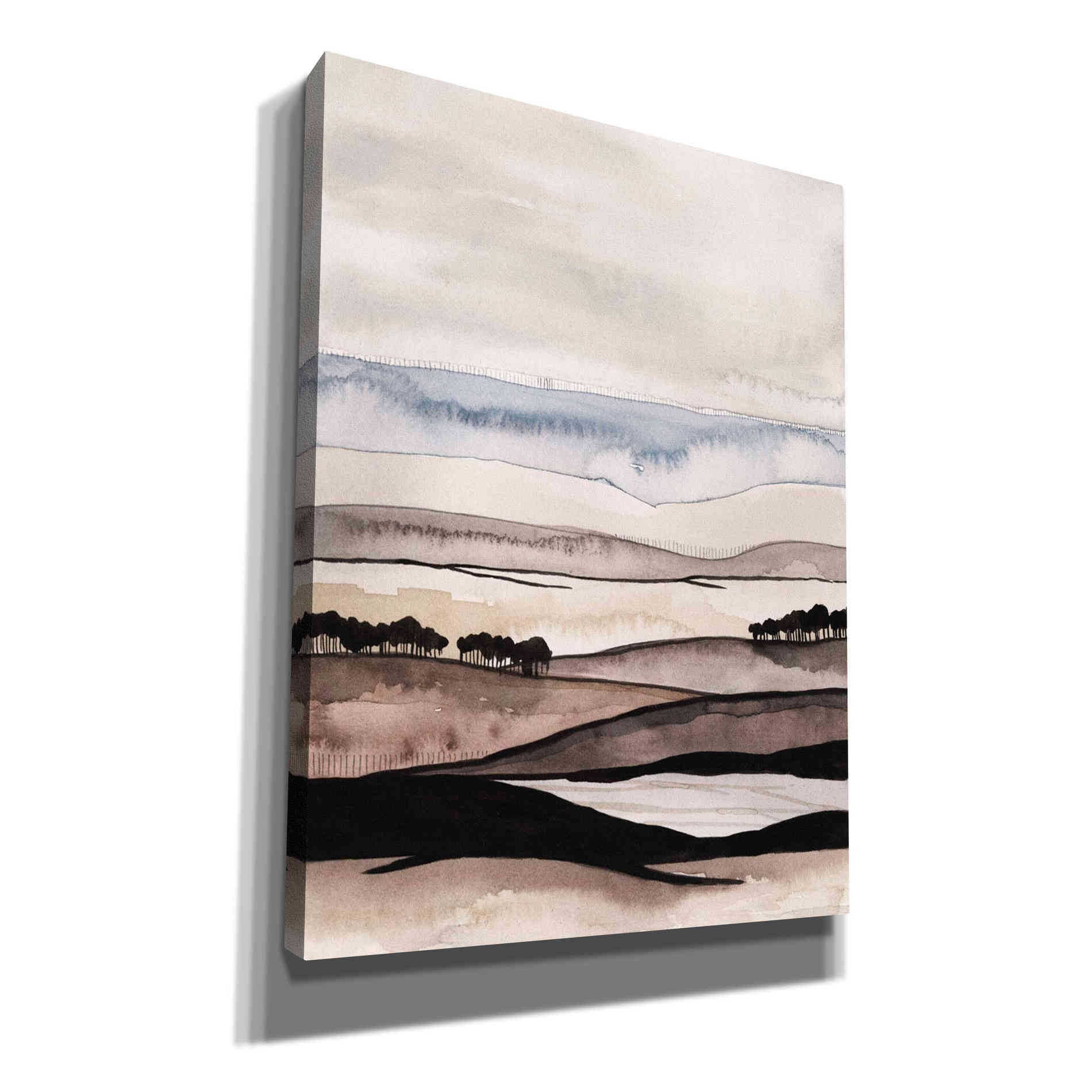 'Watercolor Strata I' by Grace Popp Canvas Wall Art