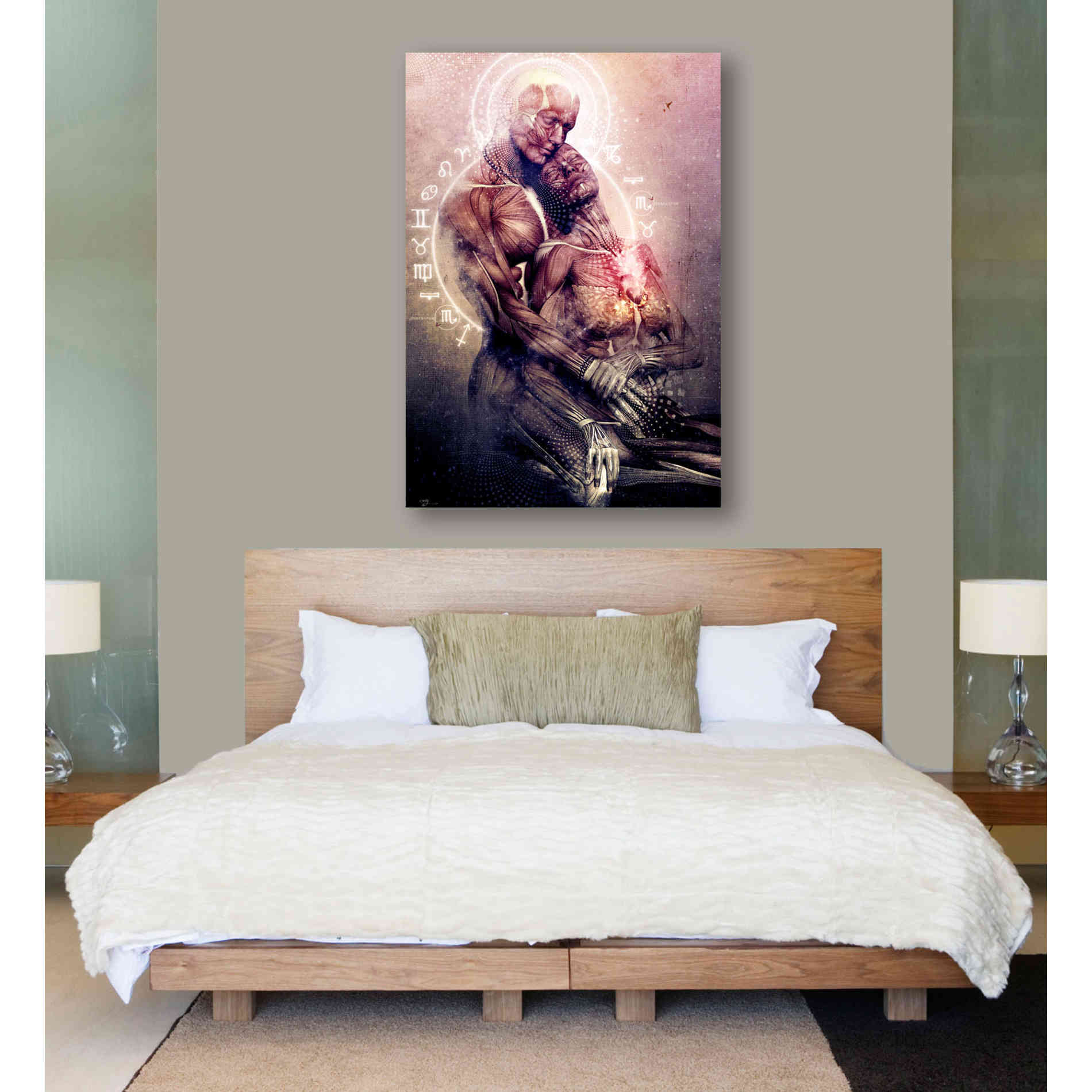 'Between The Teardrops' by Cameron Gray, Canvas Wall Art,40x 60