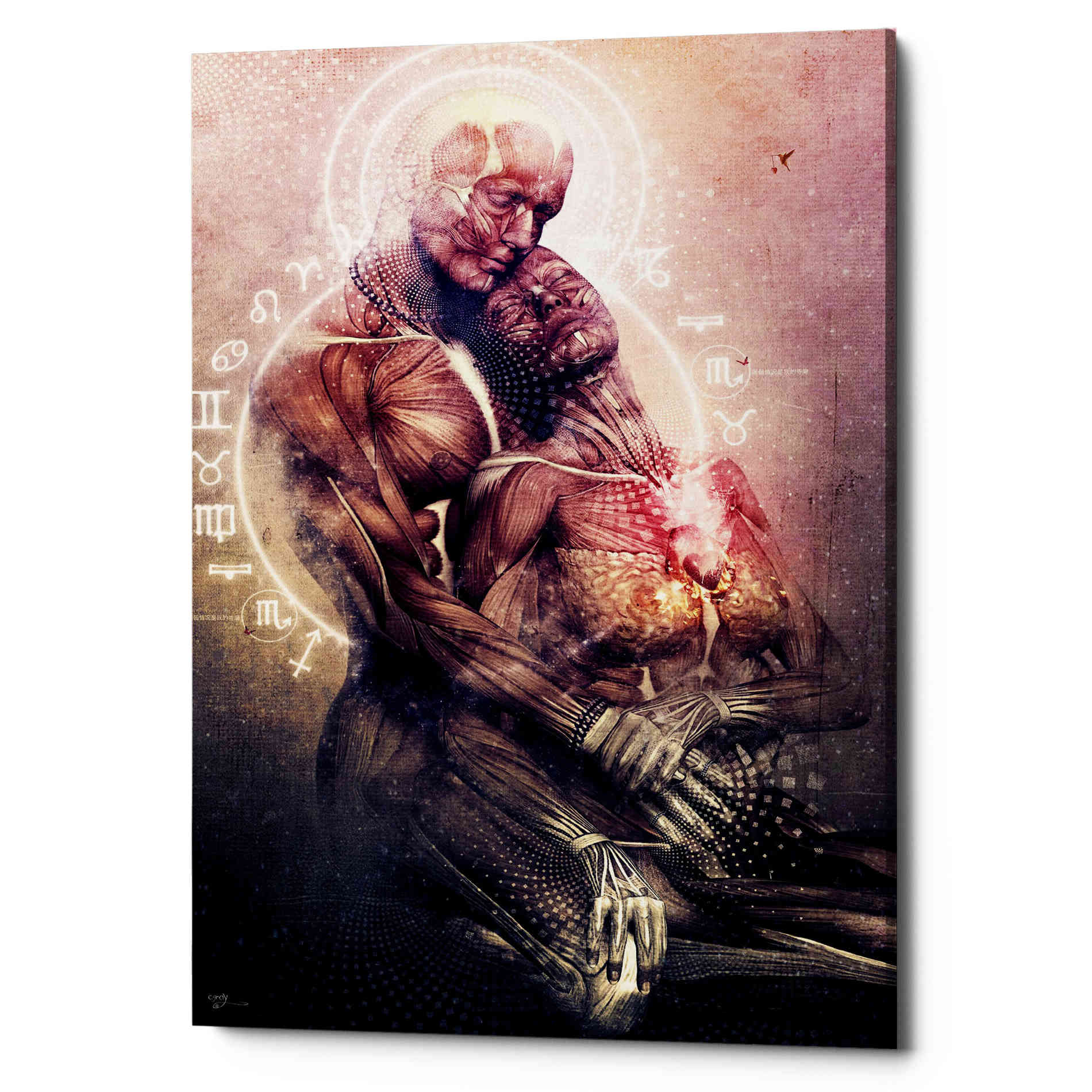 'Between The Teardrops' by Cameron Gray, Canvas Wall Art,40x 60