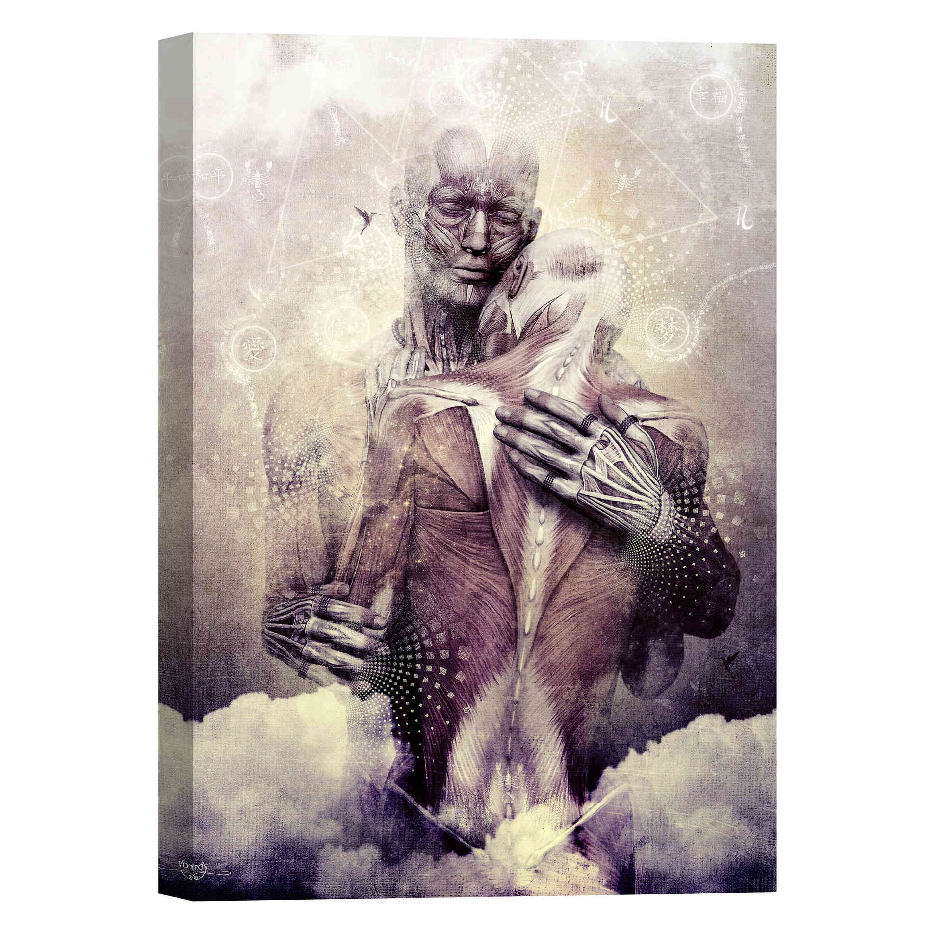 'If Only The Sky Would Disappear' by Cameron Gray, Canvas Wall Art