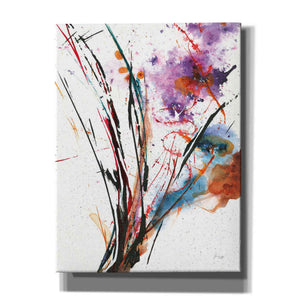 'Floral Explosion IV On White Crop' by Jan Griggs, Giclee Canvas Wall Art