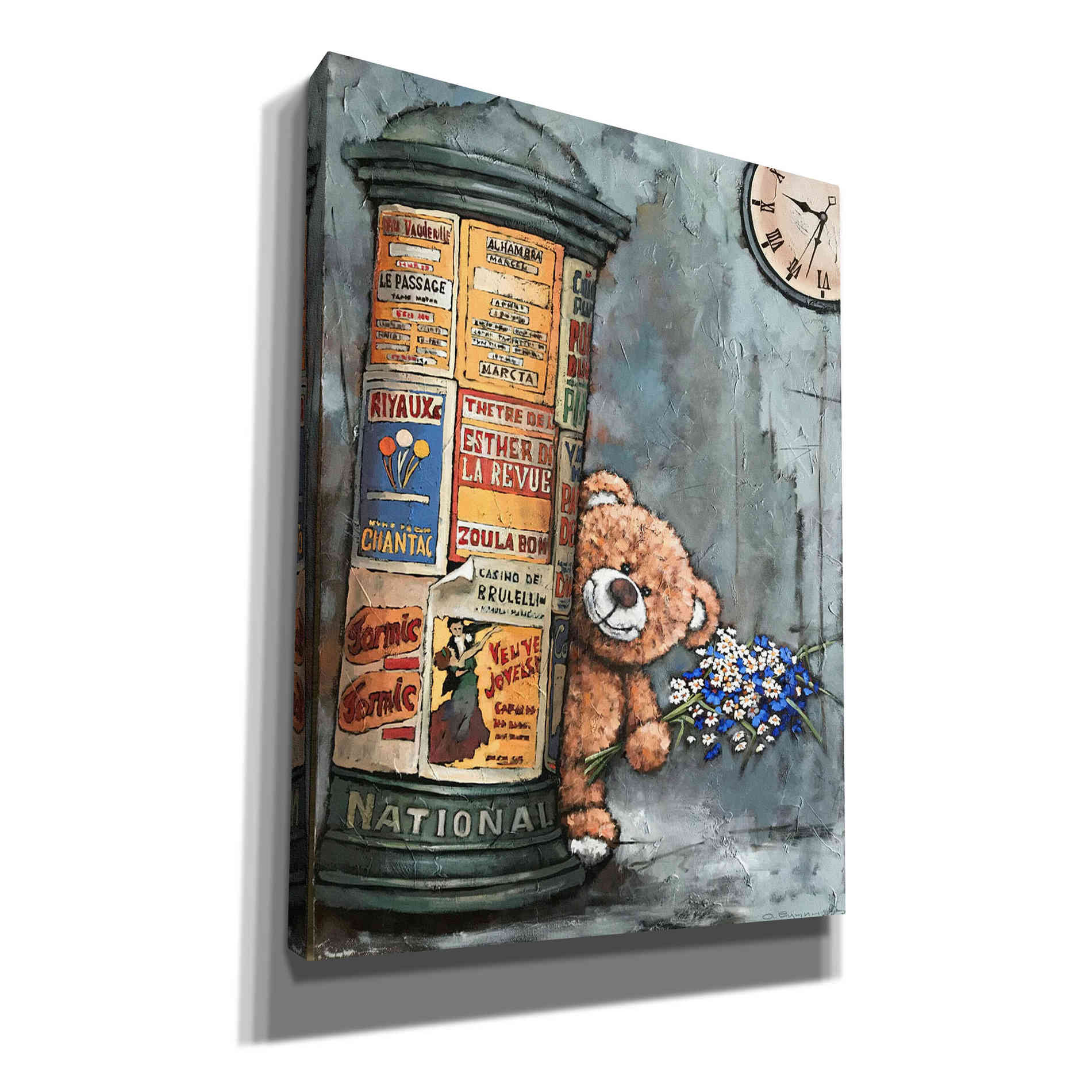 'Rendezvous' by Alexander Gunin, Canvas Wall Art,Size 1 Square