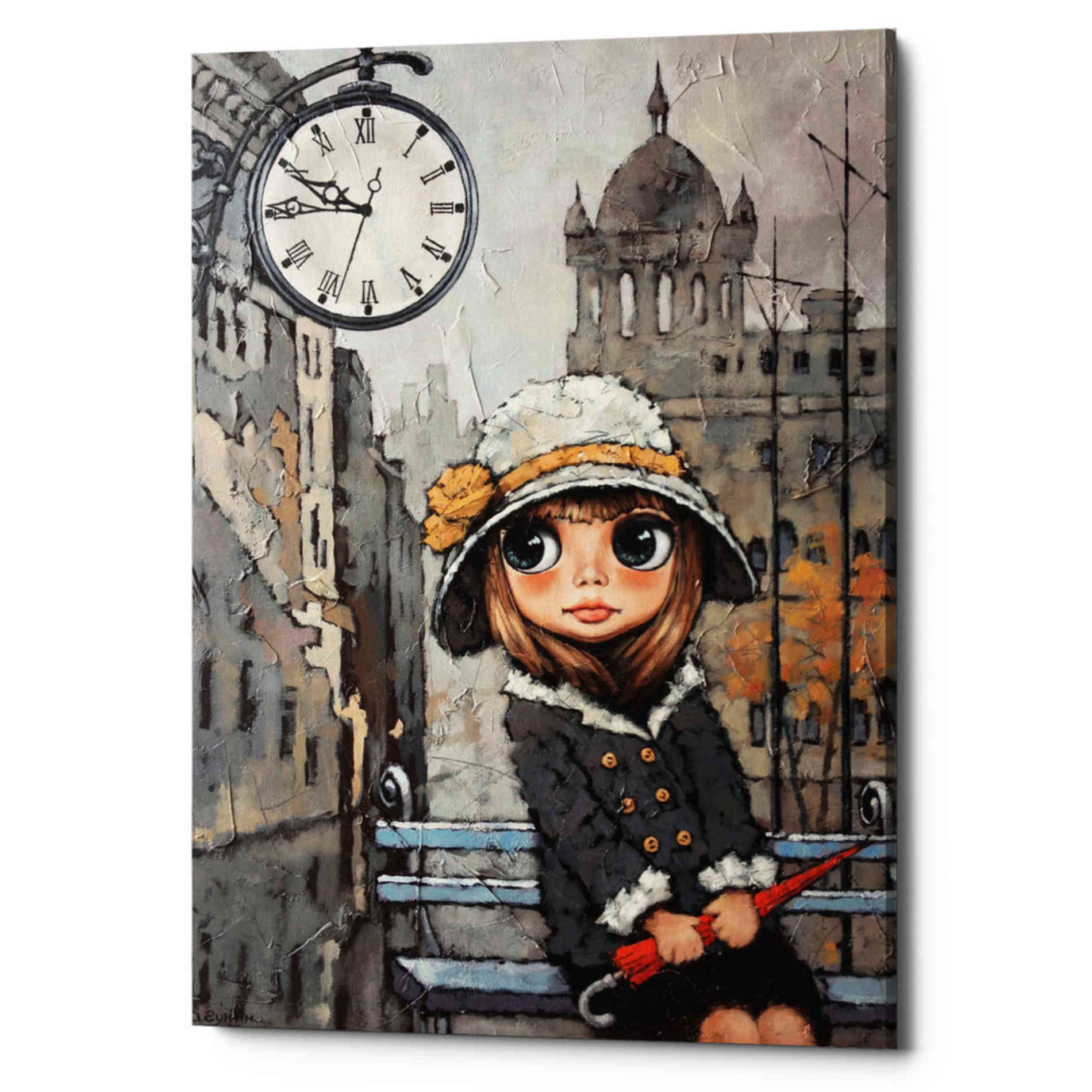 'Appointment 2' by Alexander Gunin, Canvas Wall Art,Size A Portrait