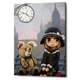 'Appointment with Bear' by Alexander Gunin, Canvas Wall Art,Size B Portrait