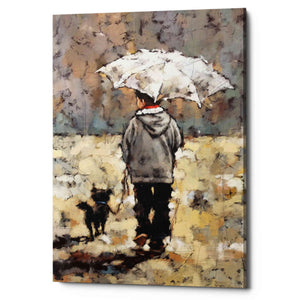 'Autumn Beach' by Alexander Gunin, Canvas Wall Art,Size A Portrait