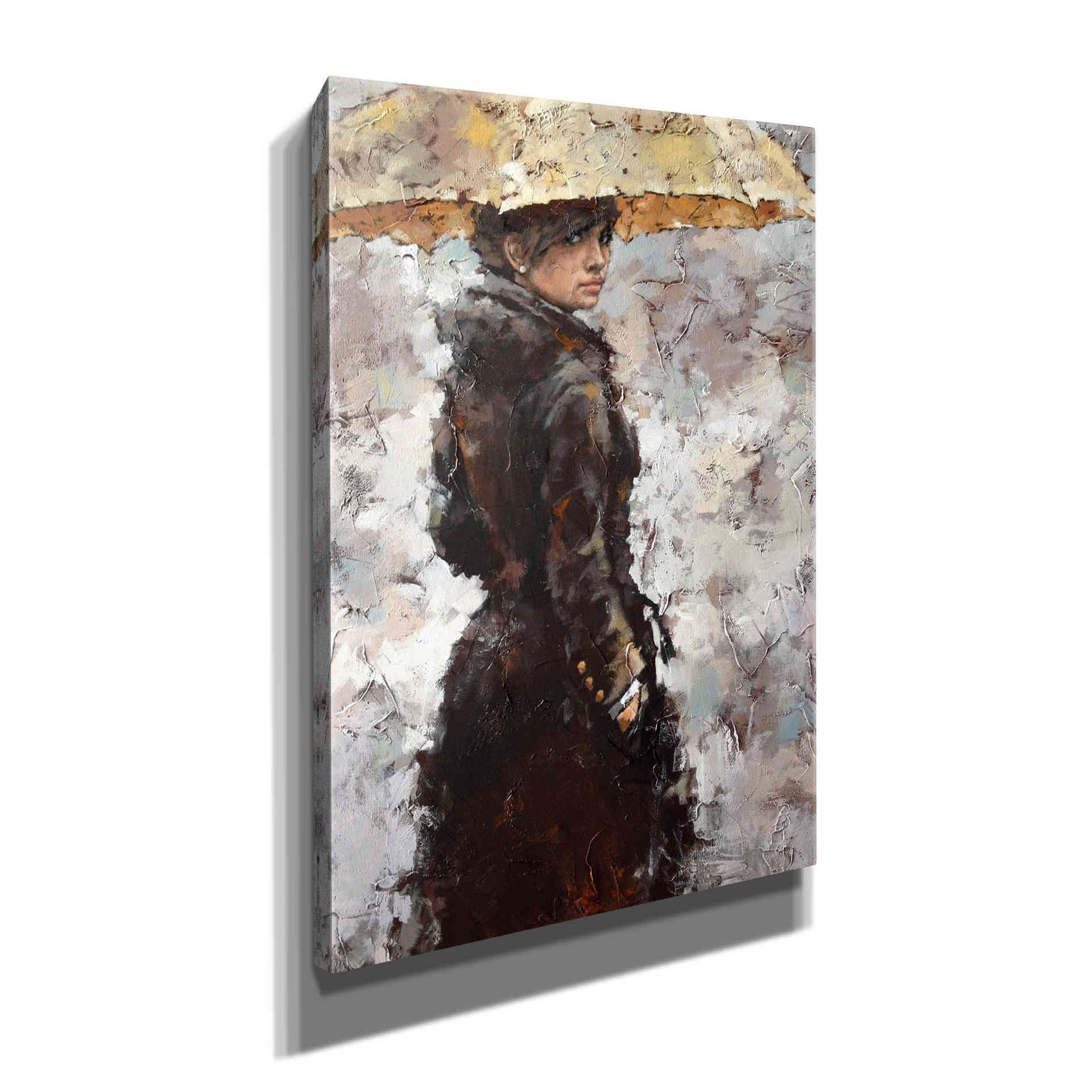 'Glance' by Alexander Gunin, Canvas Wall Art,Size A Portrait