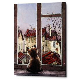 'Old Yard' by Alexander Gunin, Canvas Wall Art,Size A Portrait