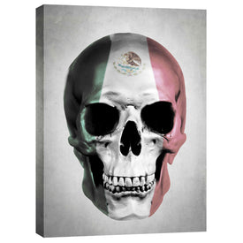 "Mexican Skull Grey" by Nicklas Gustafsson, Giclee Canvas Wall Art