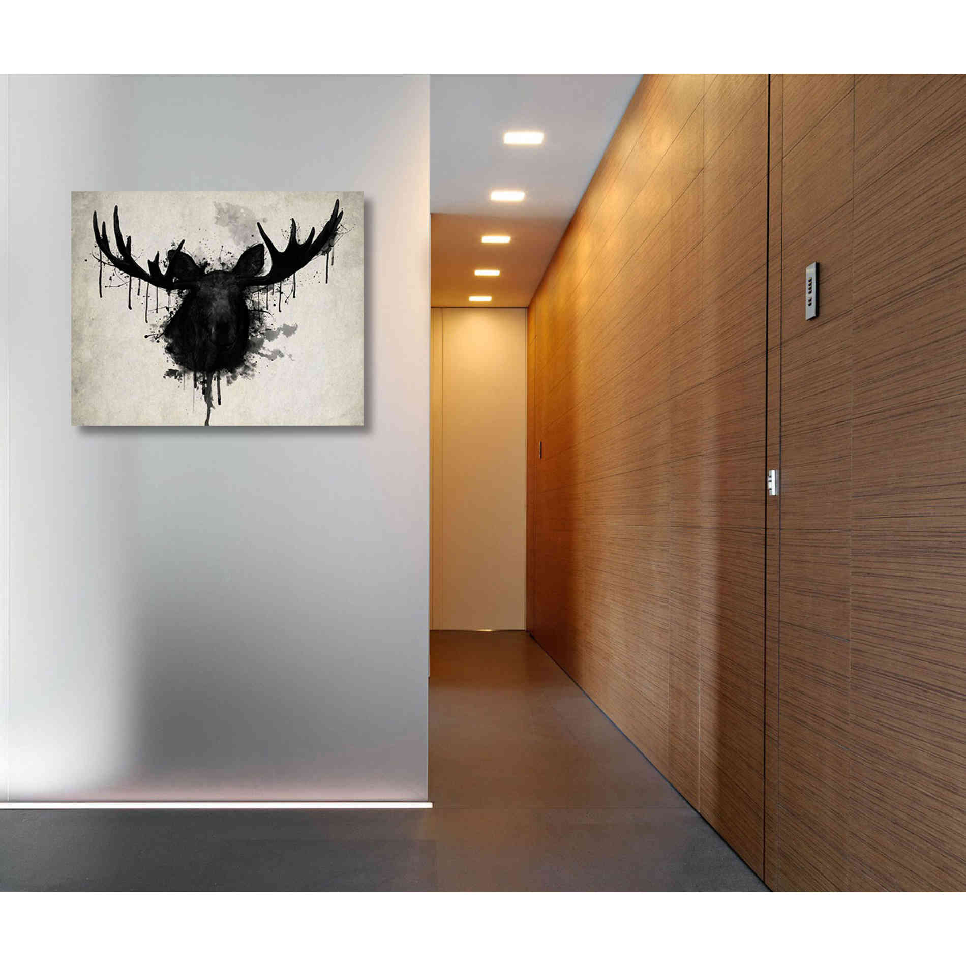"Moose" by Nicklas Gustafsson, Giclee Canvas Wall Art