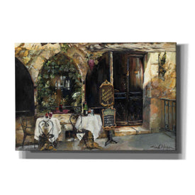 'Meeting at the Cafe' by Marilyn Hageman, Canvas Wall Art