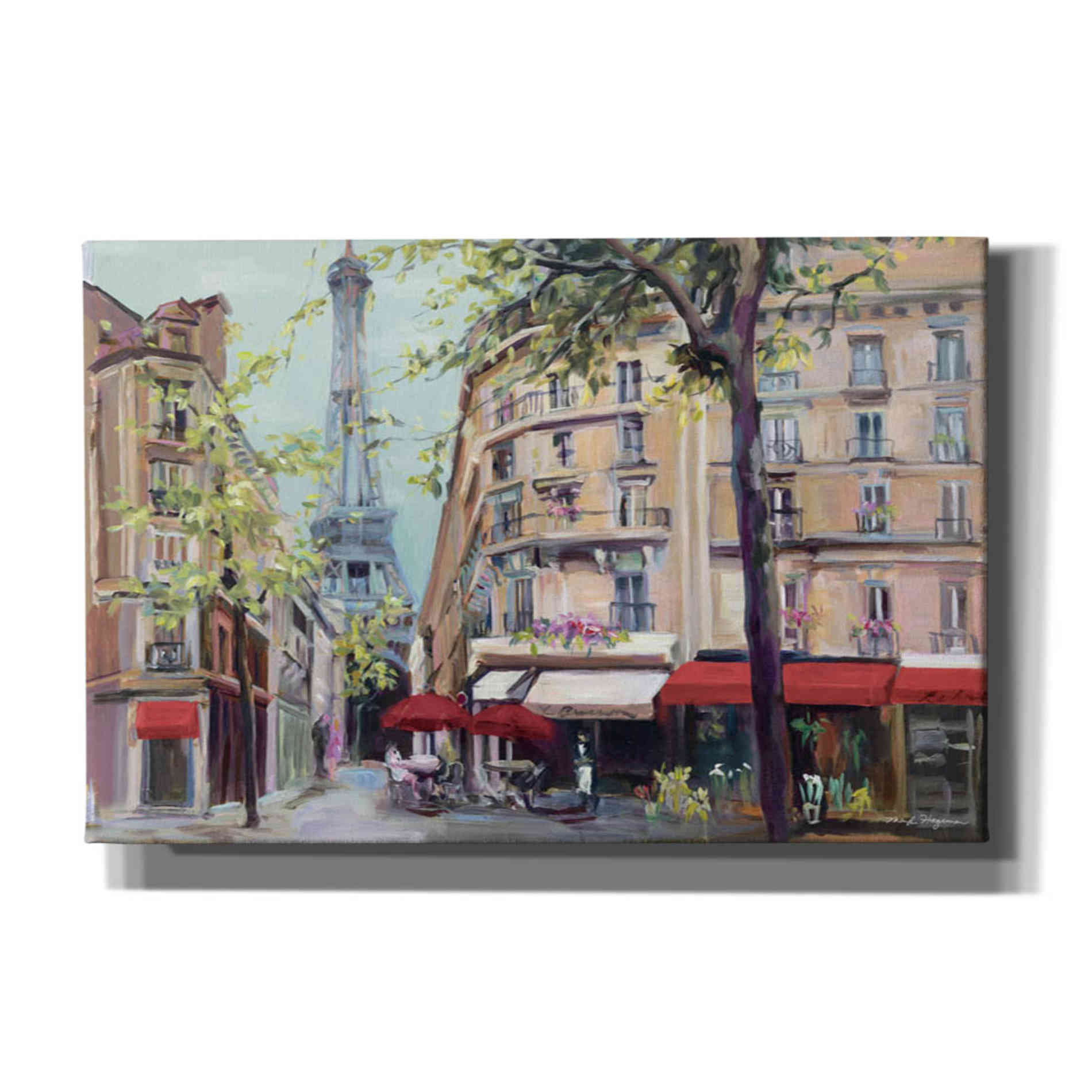 'Springtime in Paris' by Marilyn Hageman, Canvas Wall Art