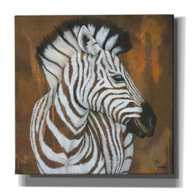 'Serengeti Rock Star' by Britt Hallowell, Canvas Wall Art,Size 1 Square